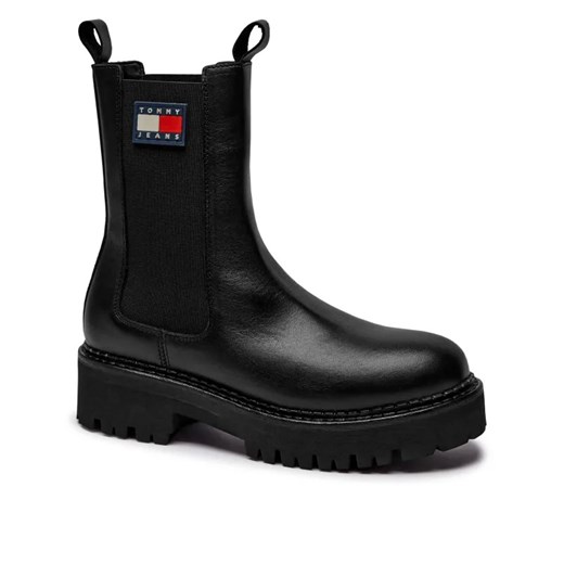 Tommy Jeans Skórzane botki URBAN CHELSEA ze sklepu Gomez Fashion Store w kategorii Botki - zdjęcie 184963299