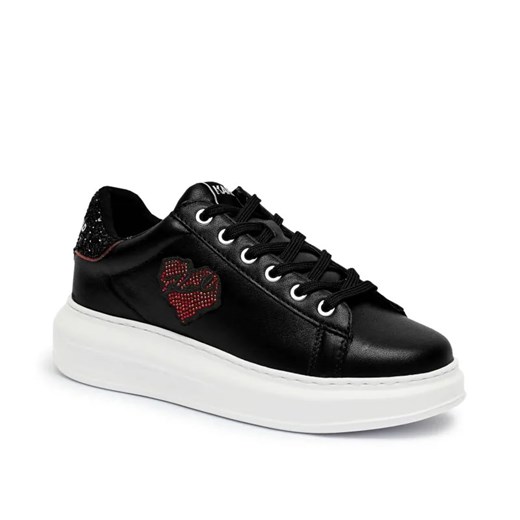 Karl Lagerfeld Skórzane sneakersy KAPRI Heart Of Karl ze sklepu Gomez Fashion Store w kategorii Buty sportowe damskie - zdjęcie 184963436