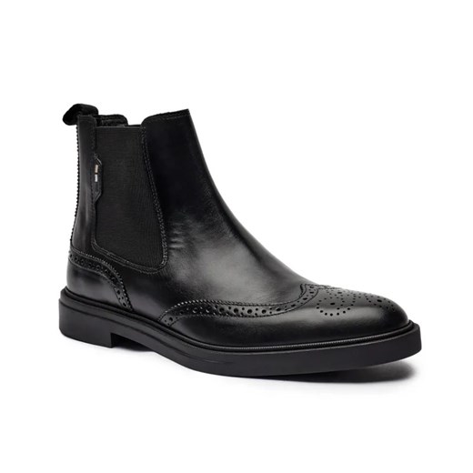 BOSS BLACK Skórzane sztyblety Calev ze sklepu Gomez Fashion Store w kategorii Buty zimowe męskie - zdjęcie 184963486