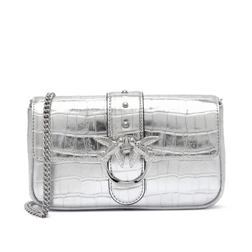 Pinko Skórzana listonoszka LOVE ONE POCKET SIMPLY C ze sklepu Gomez Fashion Store w kategorii Listonoszki - zdjęcie 184963498