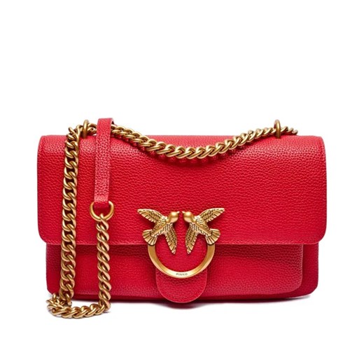 Pinko Skórzana torebka na ramię LOVE ONE SOFT MINI ze sklepu Gomez Fashion Store w kategorii Listonoszki - zdjęcie 184963555