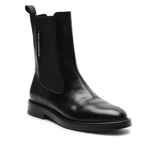 Karl Lagerfeld Skórzane sztyblety BLAKE ze sklepu Gomez Fashion Store w kategorii Botki - zdjęcie 184963616