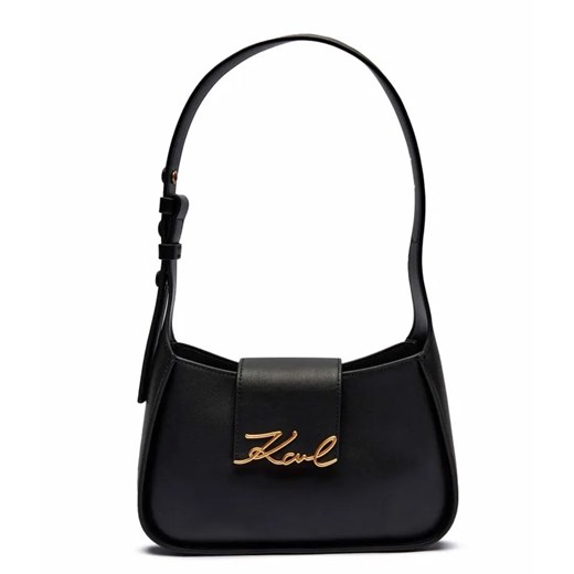 Karl Lagerfeld Skórzana torebka na ramię K/SIGNATURE ze sklepu Gomez Fashion Store w kategorii Listonoszki - zdjęcie 184963635