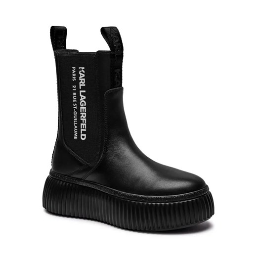 Karl Lagerfeld Skórzane sztyblety KREEPER LO ze sklepu Gomez Fashion Store w kategorii Botki - zdjęcie 184963669