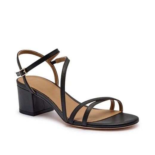 BOSS BLACK Skórzane sandały na słupku Emberlyn_San50_VC ze sklepu Gomez Fashion Store w kategorii Sandały damskie - zdjęcie 184963705