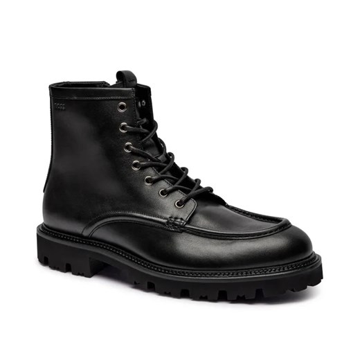 BOSS BLACK Skórzane trapery Julyo ze sklepu Gomez Fashion Store w kategorii Buty zimowe męskie - zdjęcie 184963728