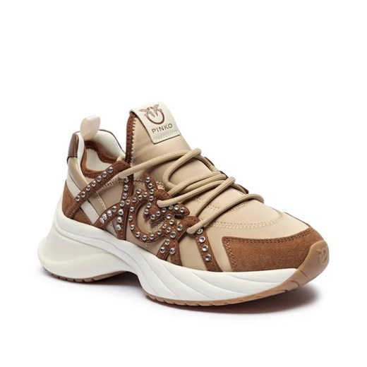 Pinko Sneakersy ARIEL 16 | z dodatkiem skóry ze sklepu Gomez Fashion Store w kategorii Buty sportowe damskie - zdjęcie 184963937