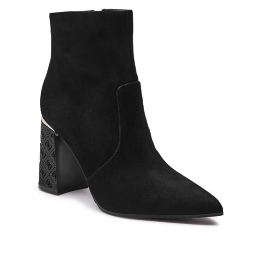 Guess Skórzane botki na słupku FRENKIE ze sklepu Gomez Fashion Store w kategorii Botki - zdjęcie 184963955