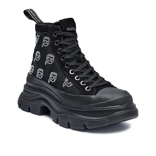 Karl Lagerfeld Trampki LUNA | z dodatkiem skóry ze sklepu Gomez Fashion Store w kategorii Trampki damskie - zdjęcie 184964027