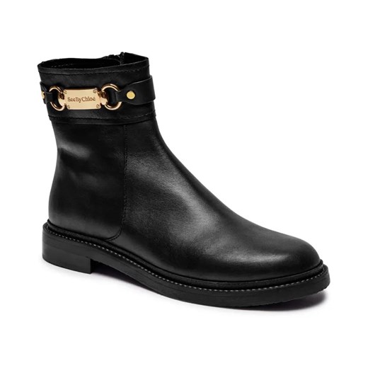 See By Chloé Skórzane botki ze sklepu Gomez Fashion Store w kategorii Botki - zdjęcie 184964047
