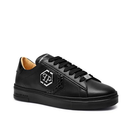 Philipp Plein Skórzane sneakersy Lo-Top ze sklepu Gomez Fashion Store w kategorii Buty sportowe męskie - zdjęcie 184964096
