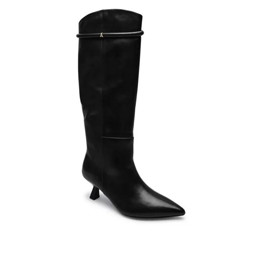 Patrizia Pepe Skórzane kozaki na szpilce ze sklepu Gomez Fashion Store w kategorii Kozaki damskie - zdjęcie 184964115