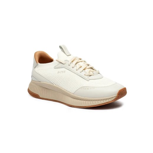 BOSS BLACK Sneakersy EVO_Slon | z dodatkiem skóry ze sklepu Gomez Fashion Store w kategorii Buty sportowe męskie - zdjęcie 184964316