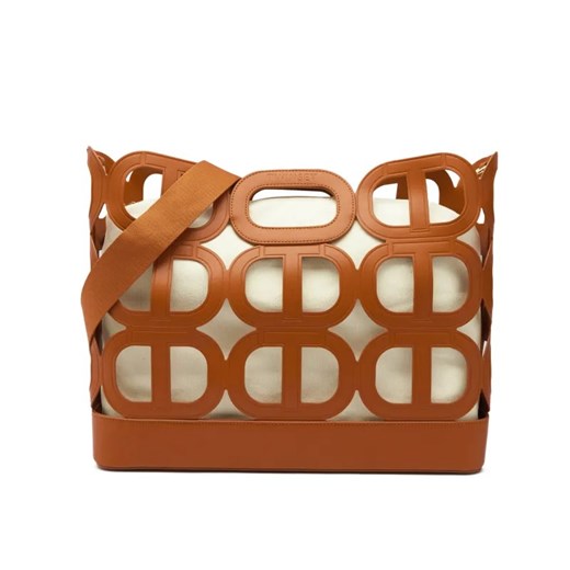 TWINSET Shopperka + saszetka Lila ze sklepu Gomez Fashion Store w kategorii Torby Shopper bag - zdjęcie 184964347