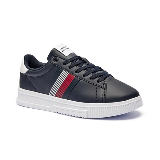 Tommy Hilfiger Skórzane sneakersy SUPERCUP ze sklepu Gomez Fashion Store w kategorii Buty sportowe męskie - zdjęcie 184964385