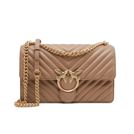 Pinko Skórzana torebka na ramię LOVE ONE CLASSIC ze sklepu Gomez Fashion Store w kategorii Listonoszki - zdjęcie 184964419