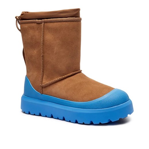 UGG Skórzane śniegowce CLASSIC SHORT WEATHER HYBRID ze sklepu Gomez Fashion Store w kategorii Buty zimowe męskie - zdjęcie 184964425