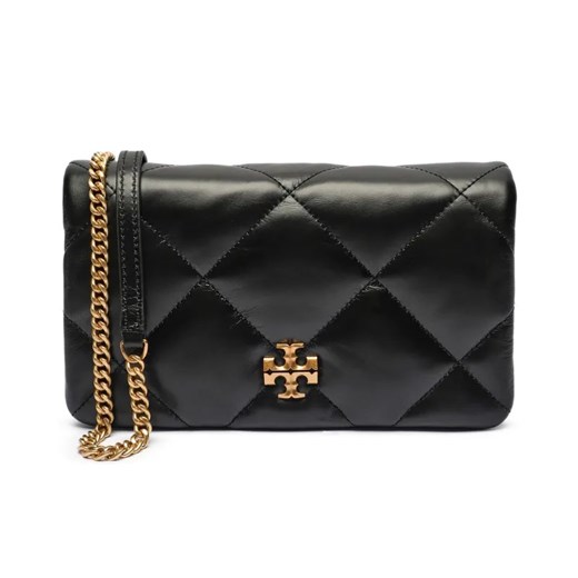 TORY BURCH Skórzana torebka na ramię Kira Diamond ze sklepu Gomez Fashion Store w kategorii Listonoszki - zdjęcie 184964476