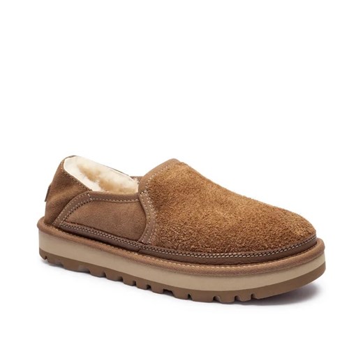 UGG Skórzane mule HAYDEN | z dodatkiem wełny ze sklepu Gomez Fashion Store w kategorii Kapcie męskie - zdjęcie 184964479