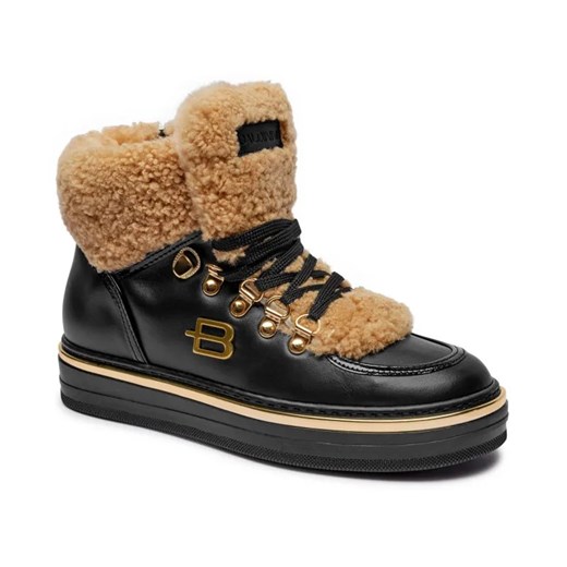 Baldinini Skórzane sneakersy | shearling ze sklepu Gomez Fashion Store w kategorii Buty sportowe damskie - zdjęcie 184964506