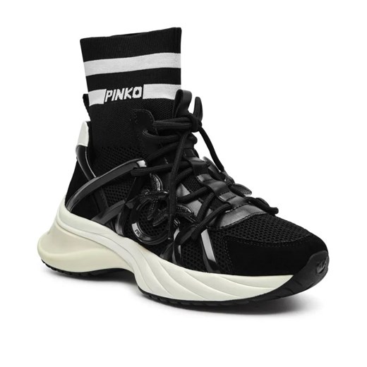 Pinko Sneakersy ARIEL 05 | z dodatkiem skóry ze sklepu Gomez Fashion Store w kategorii Buty sportowe damskie - zdjęcie 184964559
