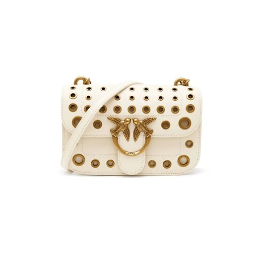 Pinko Skórzana listonoszka LOVE BELL MINI VITELLO SETA + ze sklepu Gomez Fashion Store w kategorii Listonoszki - zdjęcie 184964626