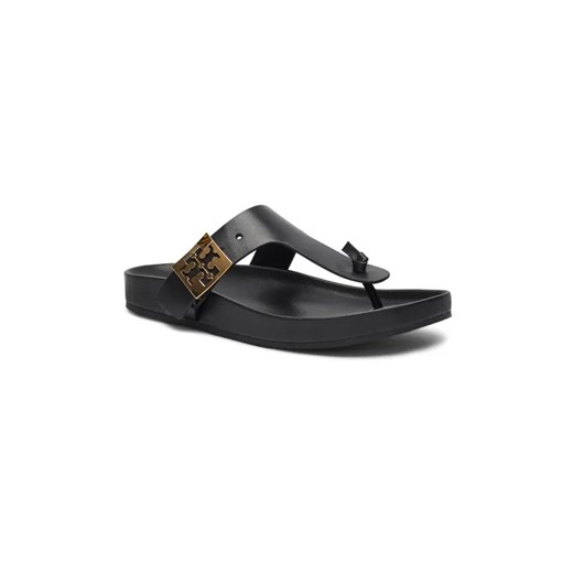 TORY BURCH Skórzane japonki ze sklepu Gomez Fashion Store w kategorii Klapki damskie - zdjęcie 184964645