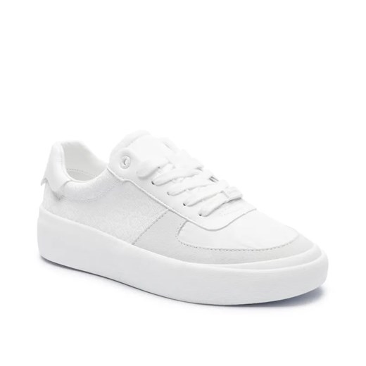 Calvin Klein Sneakersy Vulc Lace Up | z dodatkiem skóry ze sklepu Gomez Fashion Store w kategorii Buty sportowe damskie - zdjęcie 184964698