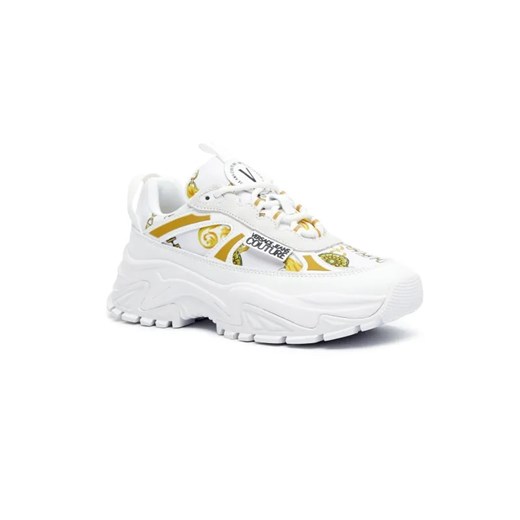 Versace Jeans Couture Sneakersy | z dodatkiem skóry ze sklepu Gomez Fashion Store w kategorii Buty sportowe damskie - zdjęcie 184964719