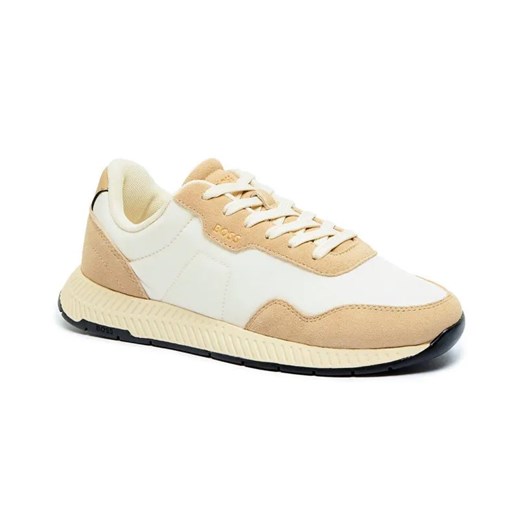 BOSS BLACK Sneakersy Titanium_Runn | z dodatkiem skóry ze sklepu Gomez Fashion Store w kategorii Buty sportowe męskie - zdjęcie 184964736