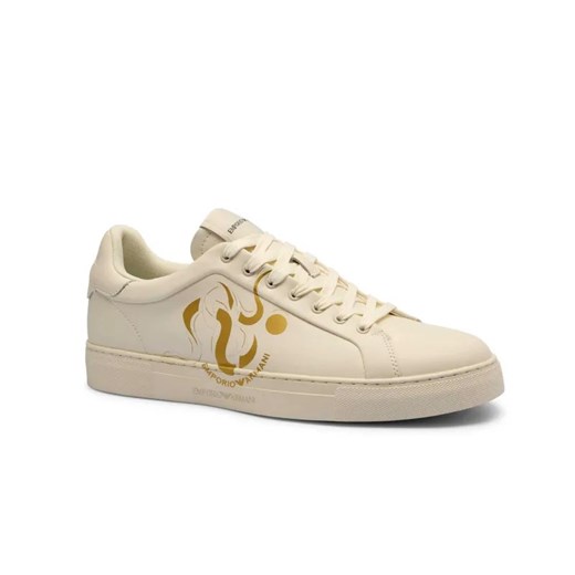 Emporio Armani Skórzane sneakersy ze sklepu Gomez Fashion Store w kategorii Buty sportowe męskie - zdjęcie 184964836