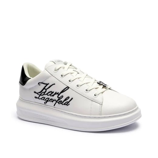 Karl Lagerfeld Skórzane sneakersy KAPRI Signia ze sklepu Gomez Fashion Store w kategorii Buty sportowe męskie - zdjęcie 184964855