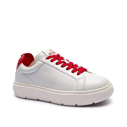 Love Moschino Skórzane sneakersy BOLD40 ze sklepu Gomez Fashion Store w kategorii Buty sportowe damskie - zdjęcie 184964865