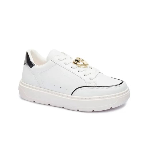 Love Moschino Skórzane sneakersy ze sklepu Gomez Fashion Store w kategorii Buty sportowe damskie - zdjęcie 184964866