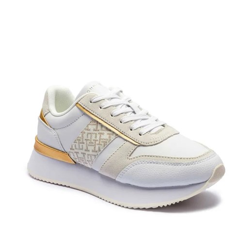 Tommy Hilfiger Skórzane sneakersy Lux Monogram Runner ze sklepu Gomez Fashion Store w kategorii Buty sportowe damskie - zdjęcie 184964919