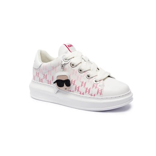 Karl Lagerfeld Skórzane sneakersy KAPRI ze sklepu Gomez Fashion Store w kategorii Buty sportowe damskie - zdjęcie 184964995