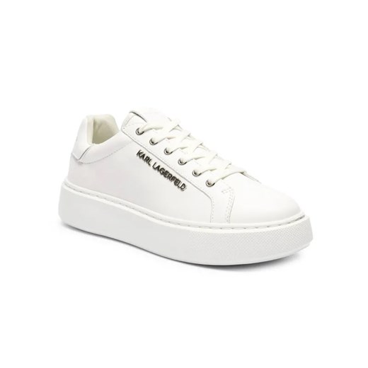 Karl Lagerfeld Skórzane sneakersy MAXI KUP ze sklepu Gomez Fashion Store w kategorii Buty sportowe damskie - zdjęcie 184965057