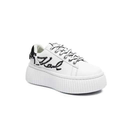 Karl Lagerfeld Skórzane sneakersy KREEPER ze sklepu Gomez Fashion Store w kategorii Buty sportowe damskie - zdjęcie 184965069