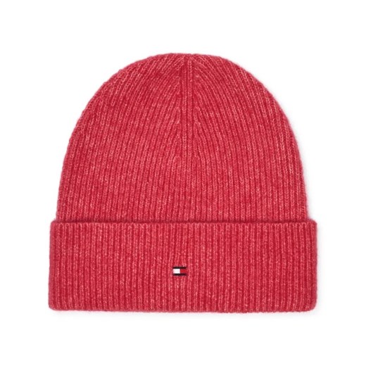 Tommy Hilfiger Czapka ESSENTIAL FLAG | z dodatkiem wełny ze sklepu Gomez Fashion Store w kategorii Czapki zimowe damskie - zdjęcie 184965277