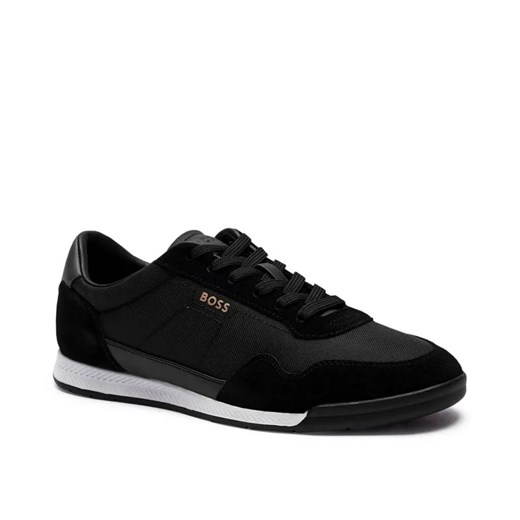 BOSS BLACK Sneakersy Titanium SL_sdtxny | z dodatkiem skóry ze sklepu Gomez Fashion Store w kategorii Buty sportowe męskie - zdjęcie 184965287