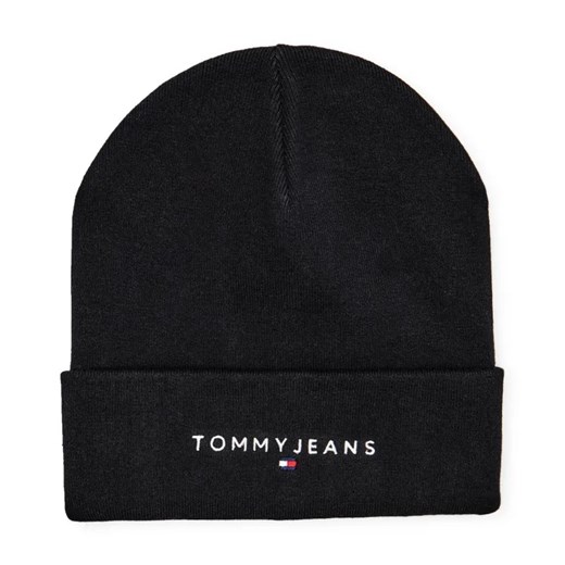 Tommy Jeans Czapka TJM LINEAR LOGO BEANIE ze sklepu Gomez Fashion Store w kategorii Czapki zimowe męskie - zdjęcie 184965296