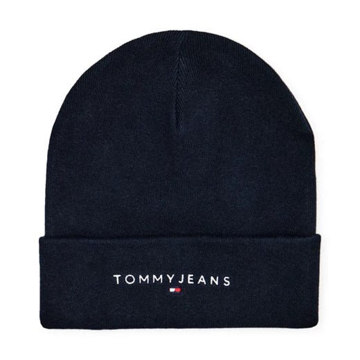 Tommy Jeans Czapka TJM LINEAR LOGO BEANIE ze sklepu Gomez Fashion Store w kategorii Czapki zimowe męskie - zdjęcie 184965299