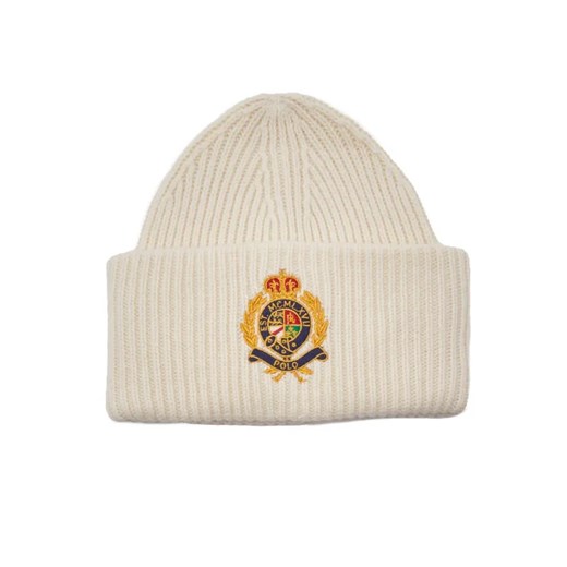 POLO RALPH LAUREN Wełniana czapka CREST ze sklepu Gomez Fashion Store w kategorii Czapki zimowe damskie - zdjęcie 184965315