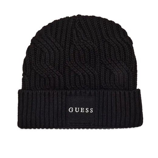 GUESS Czapka CABLE | z dodatkiem wełny Guess OS okazyjna cena Gomez Fashion Store