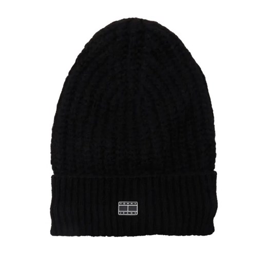 Tommy Jeans Czapka | z dodatkiem wełny ze sklepu Gomez Fashion Store w kategorii Czapki zimowe damskie - zdjęcie 184965525