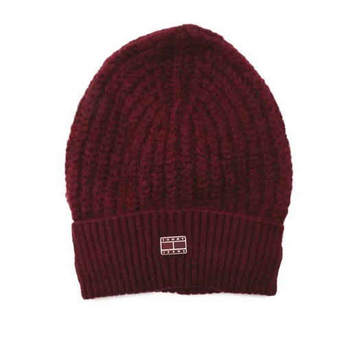 Tommy Jeans Czapka | z dodatkiem wełny ze sklepu Gomez Fashion Store w kategorii Czapki zimowe damskie - zdjęcie 184965529