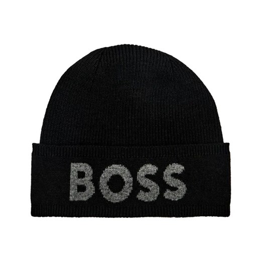 BOSS BLACK Czapka Elio | z dodatkiem wełny i kaszmiru ze sklepu Gomez Fashion Store w kategorii Czapki zimowe męskie - zdjęcie 184965645