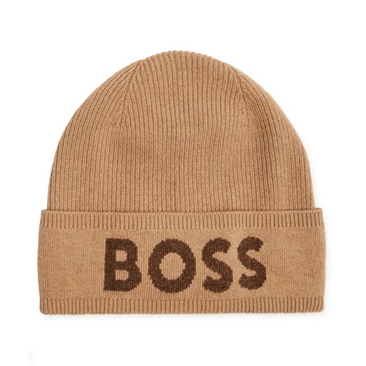 BOSS BLACK Czapka Elio | z dodatkiem wełny i kaszmiru ze sklepu Gomez Fashion Store w kategorii Czapki zimowe męskie - zdjęcie 184965648