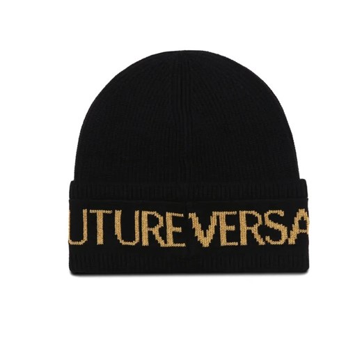 Versace Jeans Couture Czapka | z dodatkiem wełny ze sklepu Gomez Fashion Store w kategorii Czapki zimowe damskie - zdjęcie 184965725