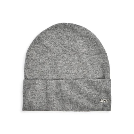 BOSS BLACK Wełniana czapka Lari | z dodatkiem kaszmiru ze sklepu Gomez Fashion Store w kategorii Czapki zimowe damskie - zdjęcie 184965818
